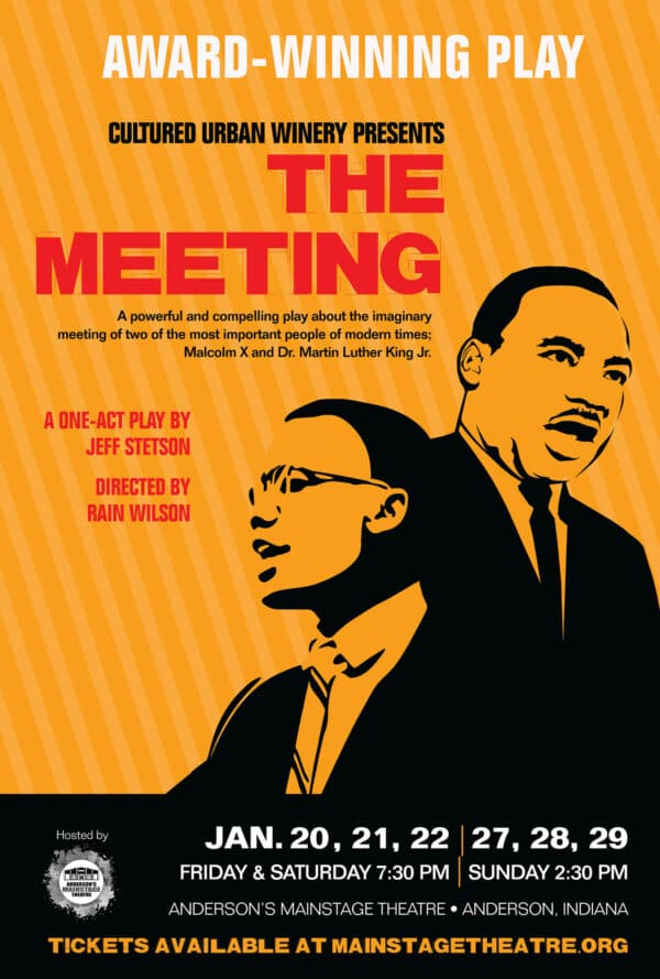 The meeting play poster